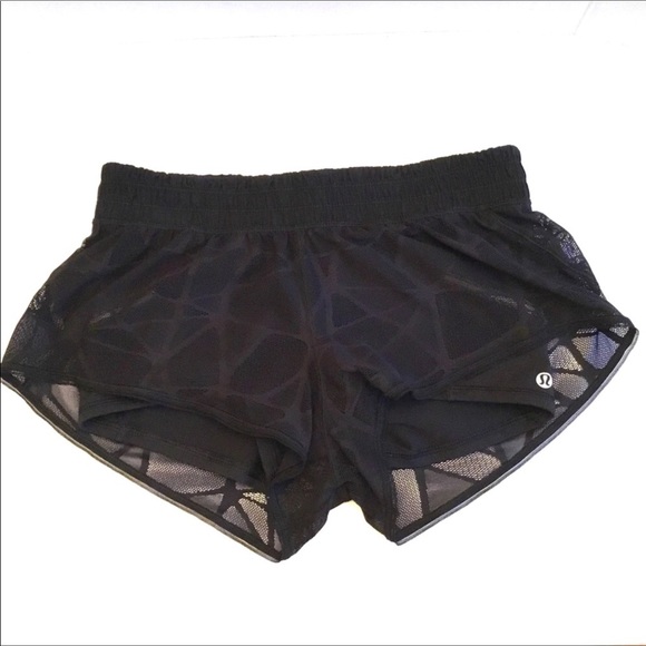 lululemon athletica Pants - Lululemon Black Running Shorts- City Sky Run By Size:6